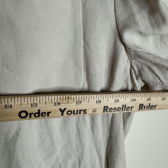 Tommy Bahama Blazer Mens Small Beige Linen Silk Blend Unstructured Casual Jacket - Picture 5 of 10